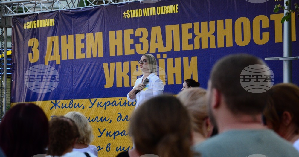 Варна - украински бежанци - Национален празник на Украйна