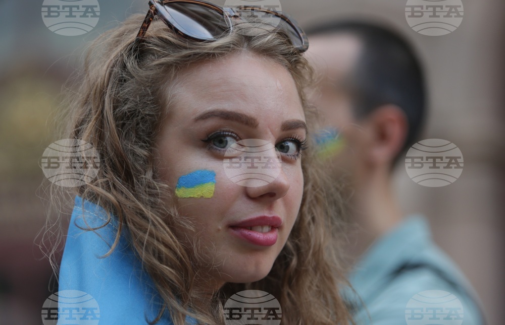 Ден на Независимостта на Украйна - шествие