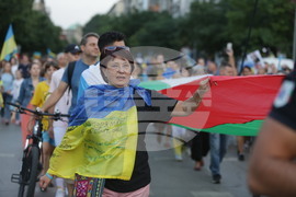 Ден на Независимостта на Украйна - шествие