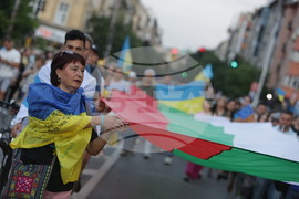 Ден на Независимостта на Украйна - шествие