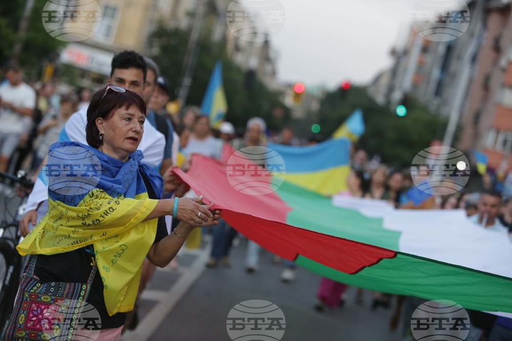 Ден на Независимостта на Украйна - шествие