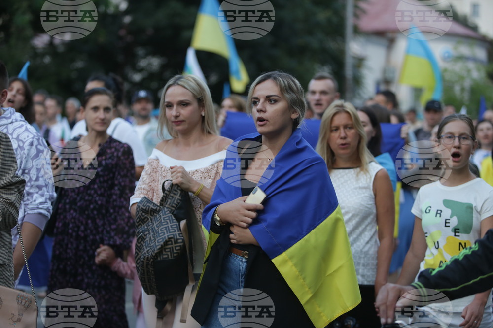 Ден на Независимостта на Украйна - шествие
