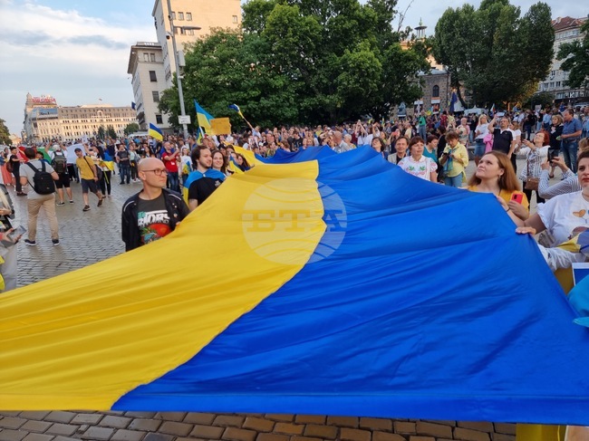 Ден на Независимостта на Украйна - шествие
