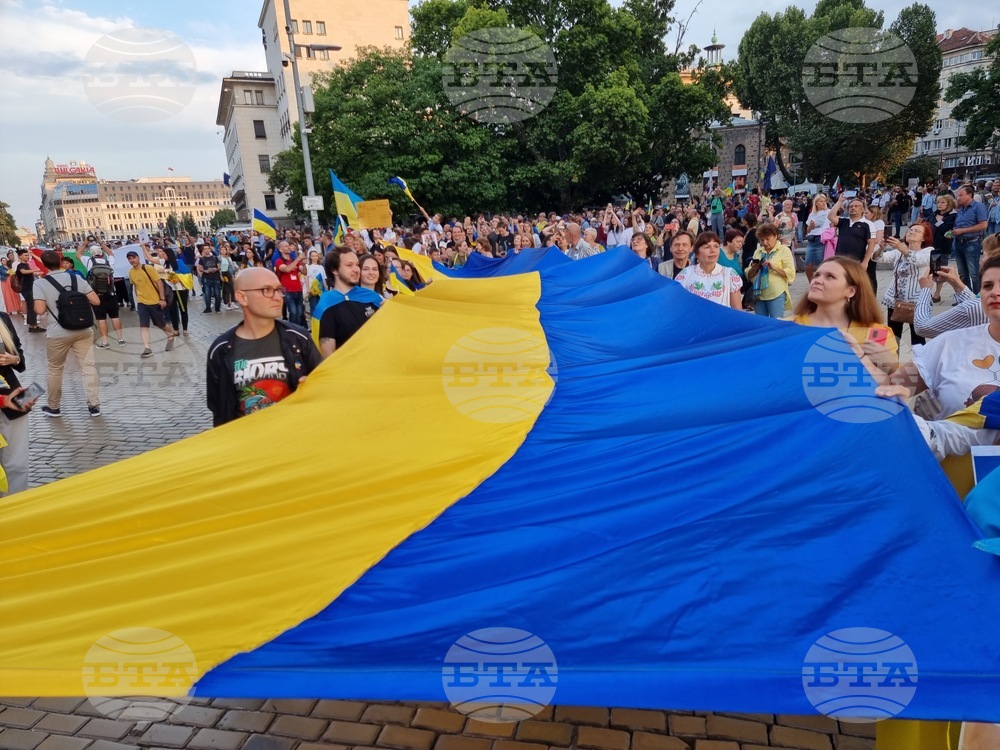 Ден на Независимостта на Украйна - шествие