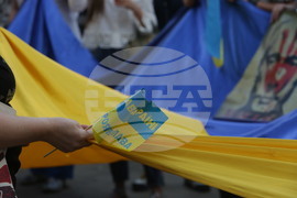 Ден на Независимостта на Украйна - шествие