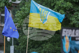 Ден на Независимостта на Украйна - шествие