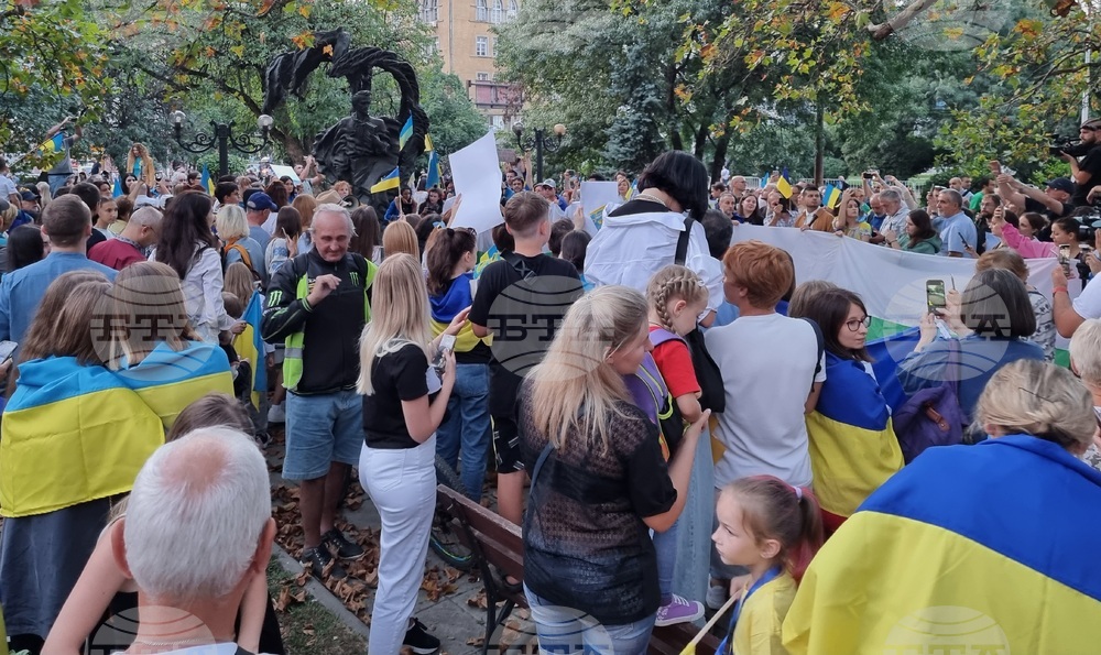 Ден на Независимостта на Украйна - шествие