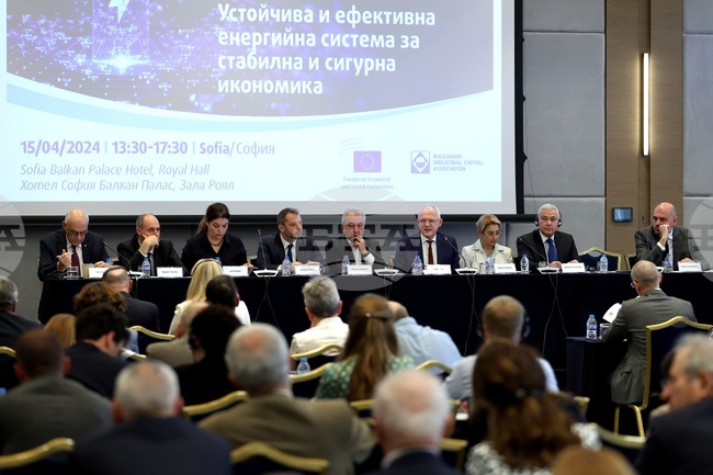 Конференция "Устойчива и ефективна енергийна система за стабилна и сигурна икономика"
