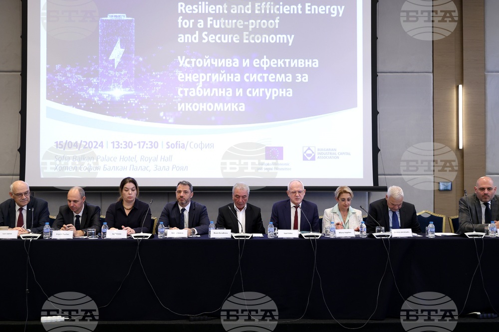 Конференция "Устойчива и ефективна енергийна система за стабилна и сигурна икономика"