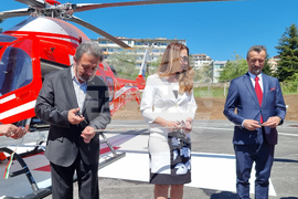 Велико Търново - хеликоптерна площадка - откриване
