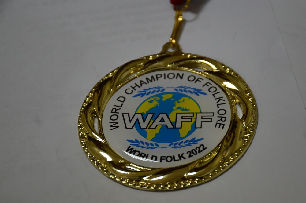 Виолета Балканска с пореден златен медал от Световния шампионат по фолклор в Поморие