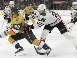 Blackhawks Golden Knights Hockey