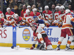 Flames Canucks Hockey