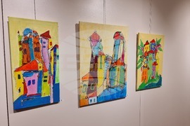 Ямбол - изложба "Цветовете на моето детство" - Ривка Узиел - Криспин