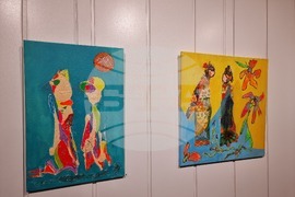 Ямбол - изложба "Цветовете на моето детство" - Ривка Узиел - Криспин