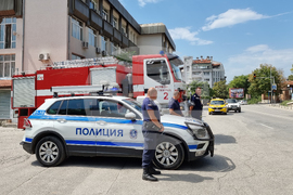 Благоевград - служители на МВР - едноминутно мълчание