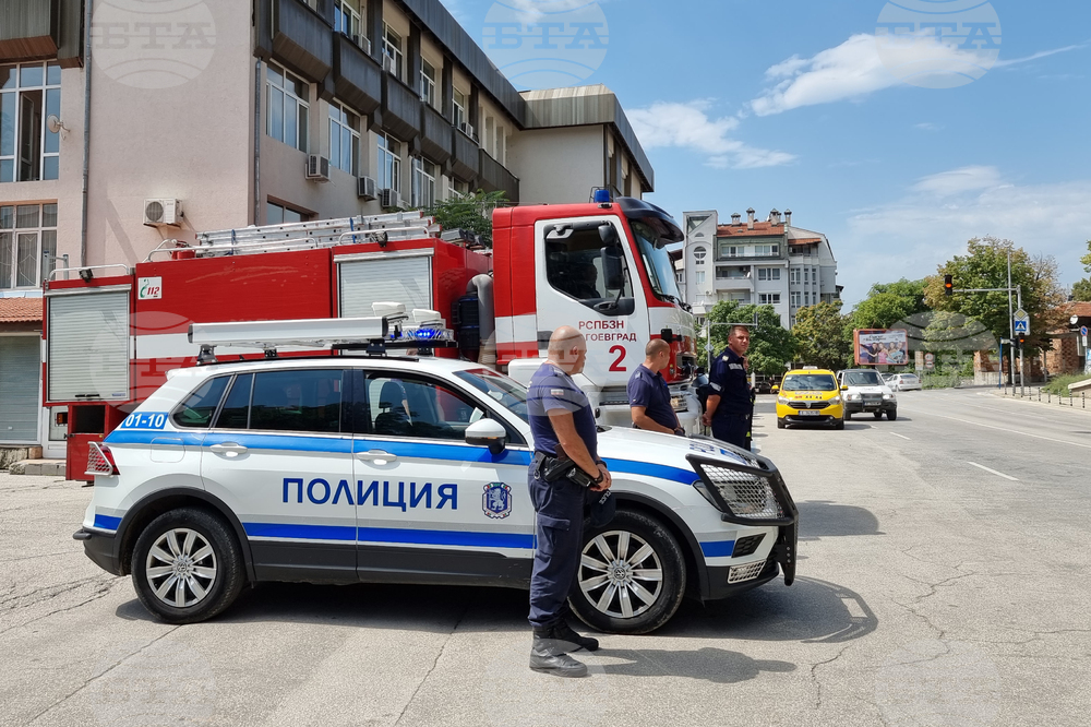 Благоевград - служители на МВР - едноминутно мълчание
