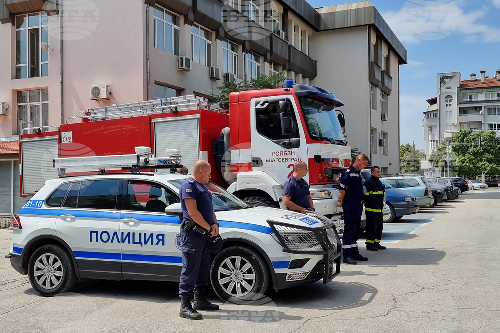 Благоевград - служители на МВР - едноминутно мълчание