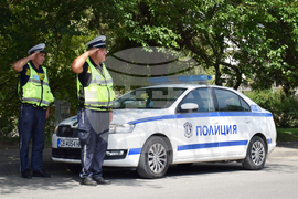 Благоевград - служители на МВР - едноминутно мълчание
