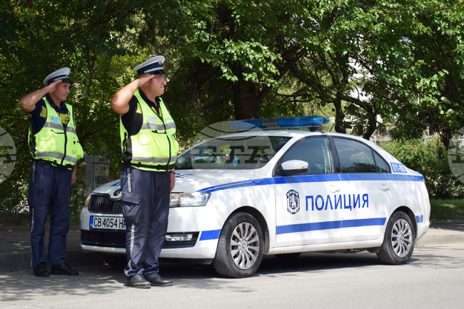 Благоевград - служители на МВР - едноминутно мълчание