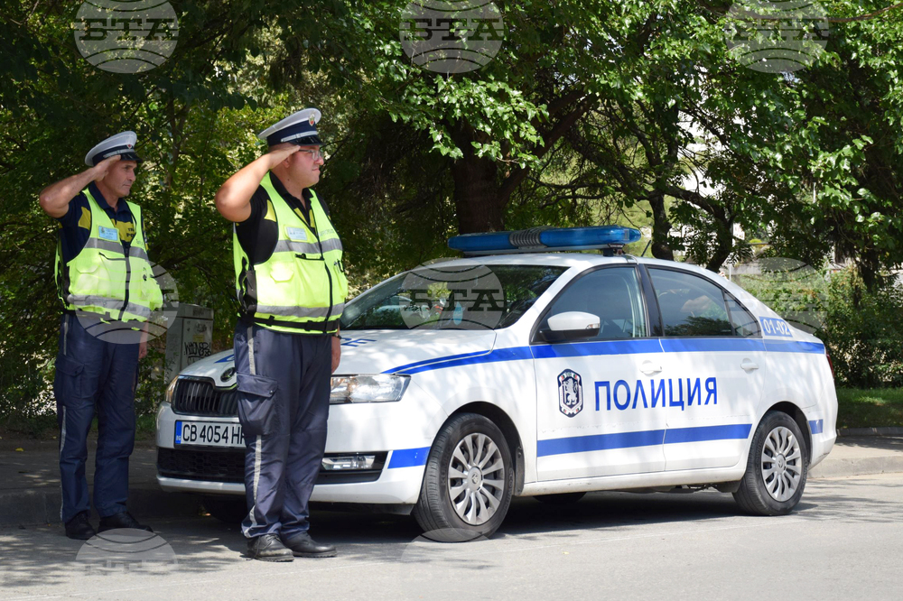 Благоевград - служители на МВР - едноминутно мълчание