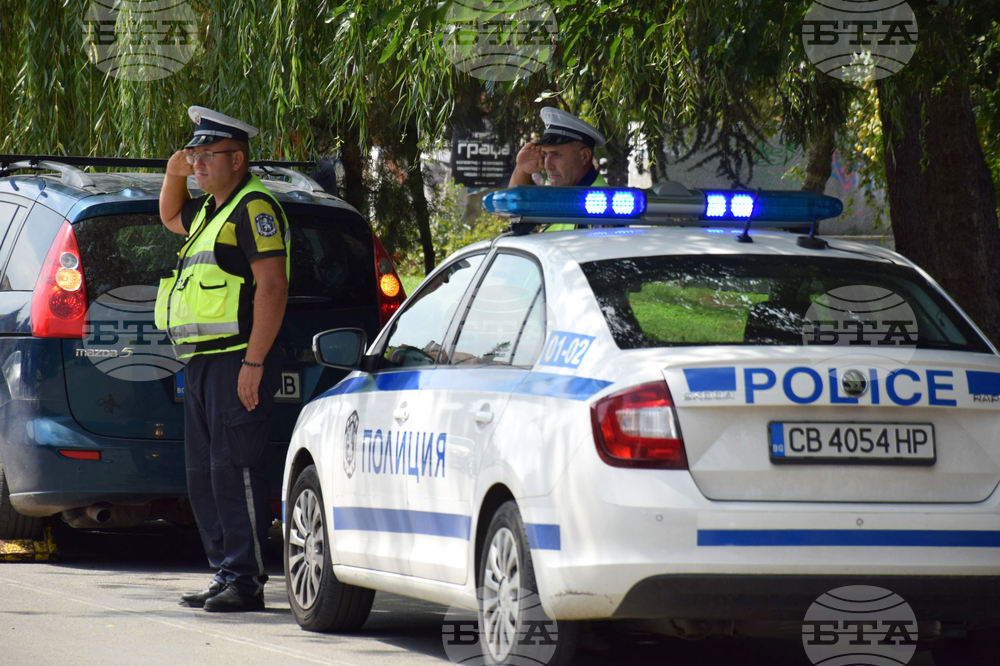 Благоевград - служители на МВР - едноминутно мълчание