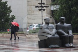 Благоевград - дъждовно време - ежедневие