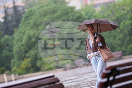 Благоевград - дъждовно време - ежедневие