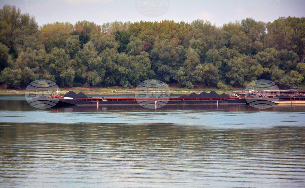 Русе - река Дунав - ниско ниво