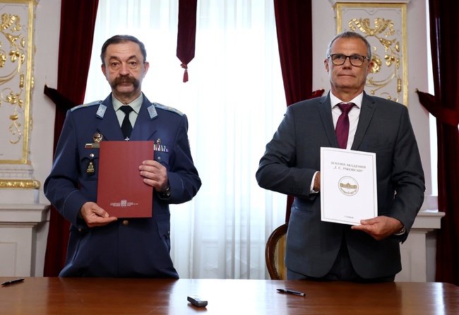 Националната художествена академия и Военната академия "Г. С. Раковски" подписаха споразумение за сътрудничество