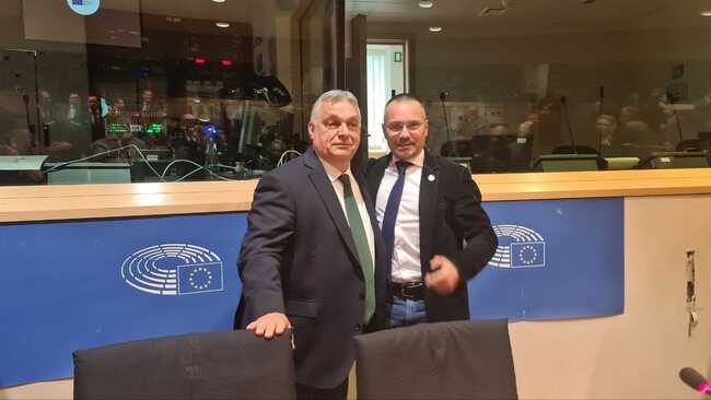 Българският евродепутат Ангел Джамбазки се срещна с Виктор Орбан и Матеуш Моравиецки в Брюксел