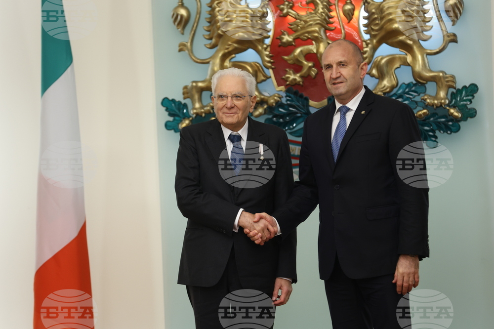 Президентство - Румен Радев - Серджо Матарела