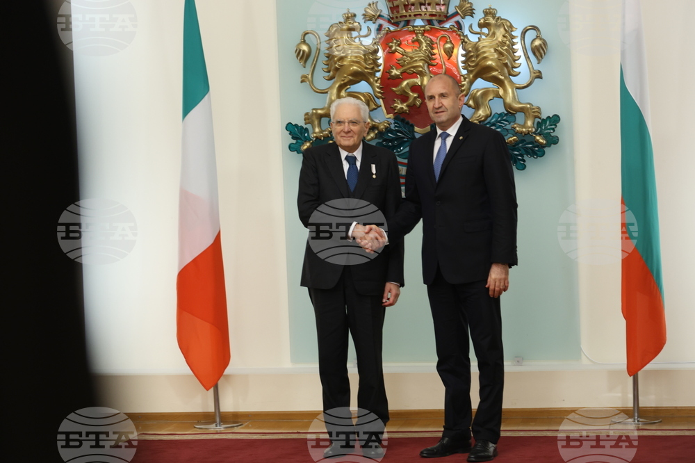 Президентство - Румен Радев - Серджо Матарела