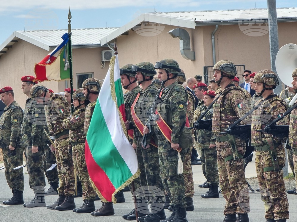 Ново село - учебен полигон - Румен Радев - Серджо Матарела - посещение