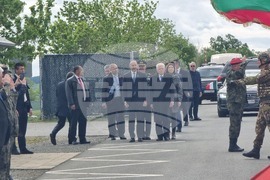 Ново село - учебен полигон - Румен Радев - Серджо Матарела - посещение