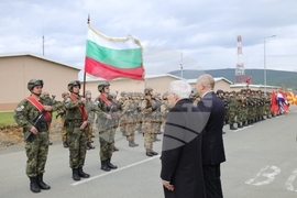 Ново село - учебен полигон - Румен Радев - Серджо Матарела - посещение