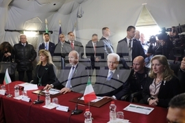 Ново село - учебен полигон - Румен Радев - Серджо Матарела - посещение