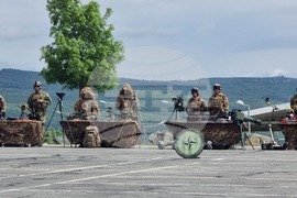 Ново село - учебен полигон - Румен Радев - Серджо Матарела - посещение