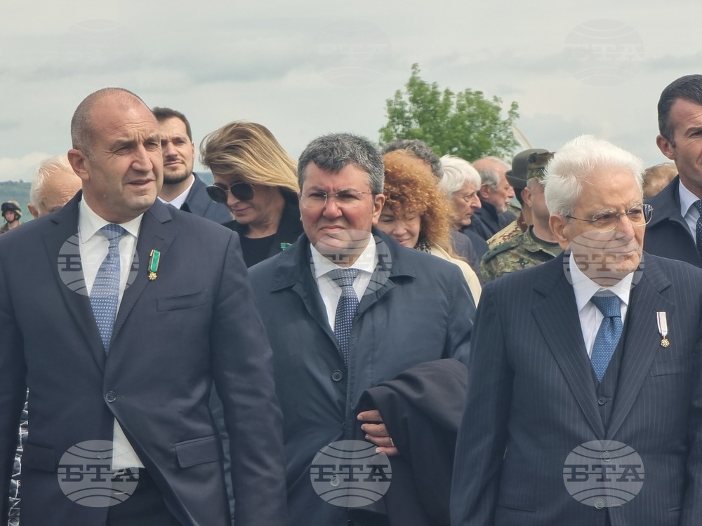 Ново село - учебен полигон - Румен Радев - Серджо Матарела - посещение