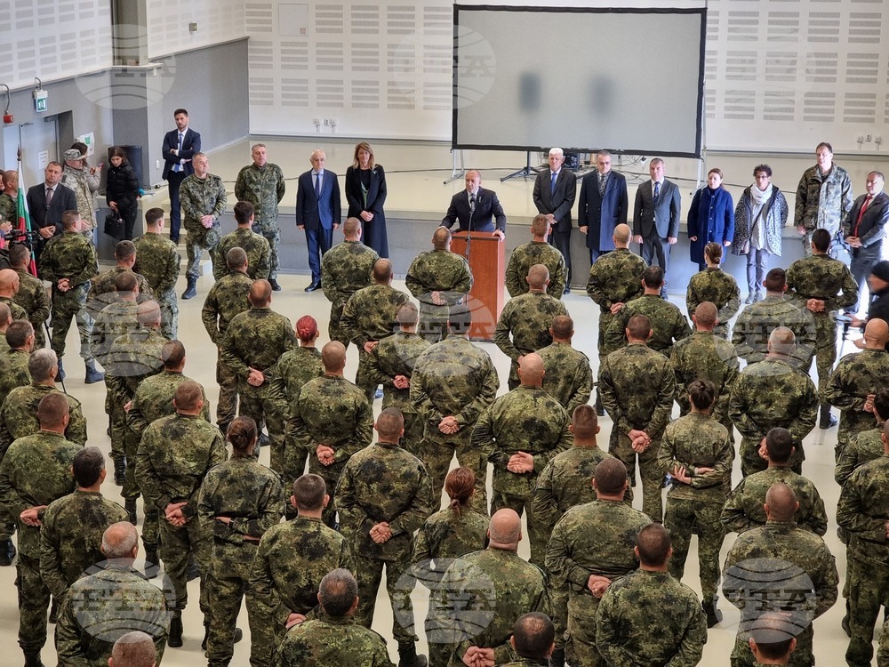 Ново село - учебен полигон - Румен Радев - Серджо Матарела - посещение