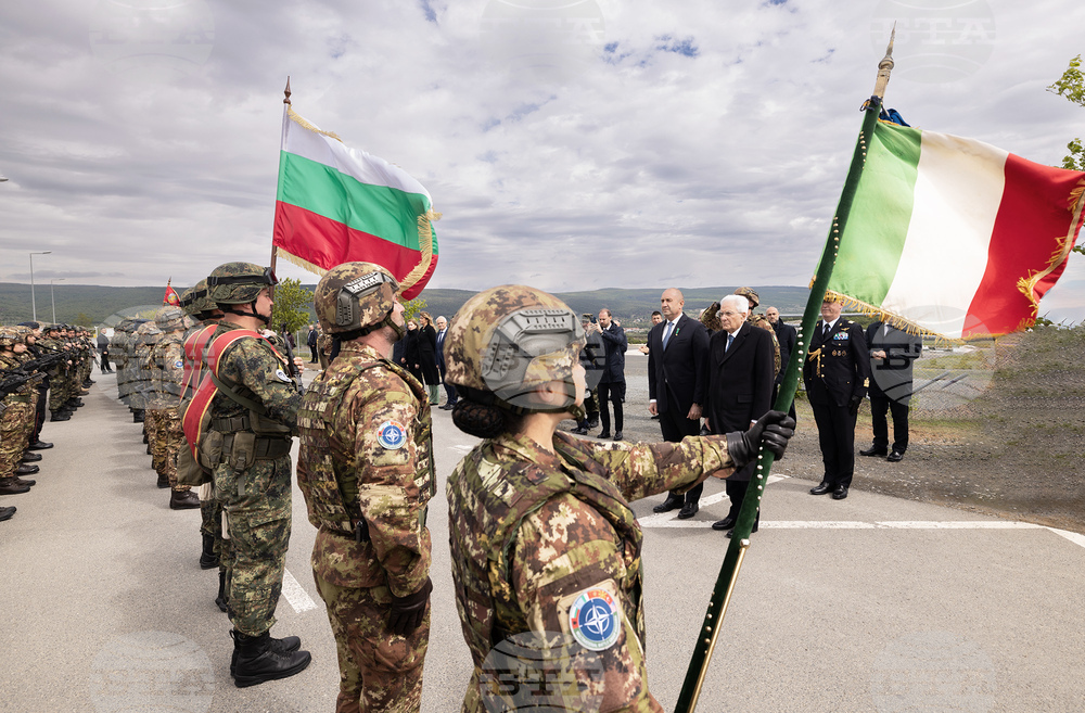 Президентите на България и Италия посетиха учебен полигон „Ново село“