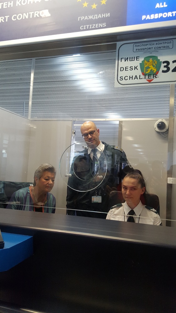 ГД „Гранична полиция“: Еврокомисарят по вътрешни работи Илва Йохансон посети ГКПП „Аерогара София“