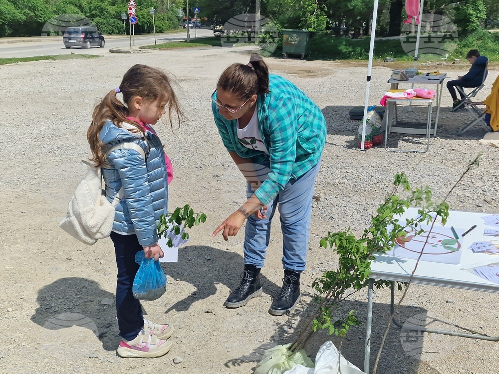 За трети път троянката Христина Банева раздава безплатно плодни дръвчета на деца от общината