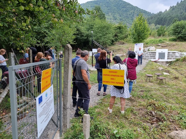 В с. Самораново бяха открити рехабилитираните пунктове по проект "Подобряване мониторинга на химичното състояние на подземните води"