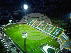 Стадион „Христо Ботев“ в Благоевград с обновено, по-качествено осветление