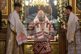 Храм „Св. Вмчца Неделя“ - патриарх Неофит - заупокойна света литургия