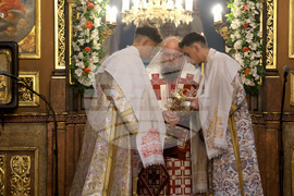 Храм „Св. Вмчца Неделя“ - патриарх Неофит - заупокойна света литургия