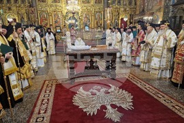 Храм „Св. Вмчца Неделя“ - патриарх Неофит - панихида