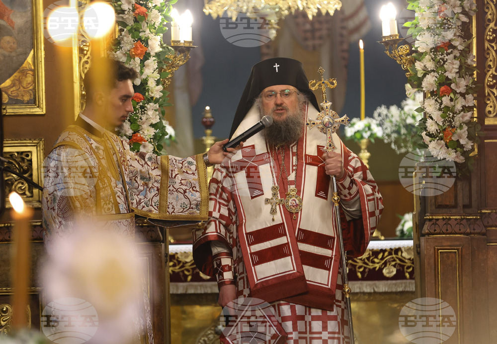 Наместник-председателят на БПЦ Врачанският митрополит Григорий ще оглави литургията за Възкресение Христово в храма "Св. Александър Невски"