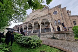 Храм „Св. Вмчца Неделя“ - патриарх Неофит - панихида